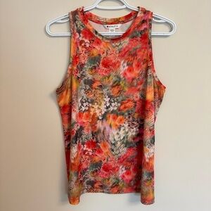 2/20 Athleta Chi Tank Top in Floral - Women’s Small
